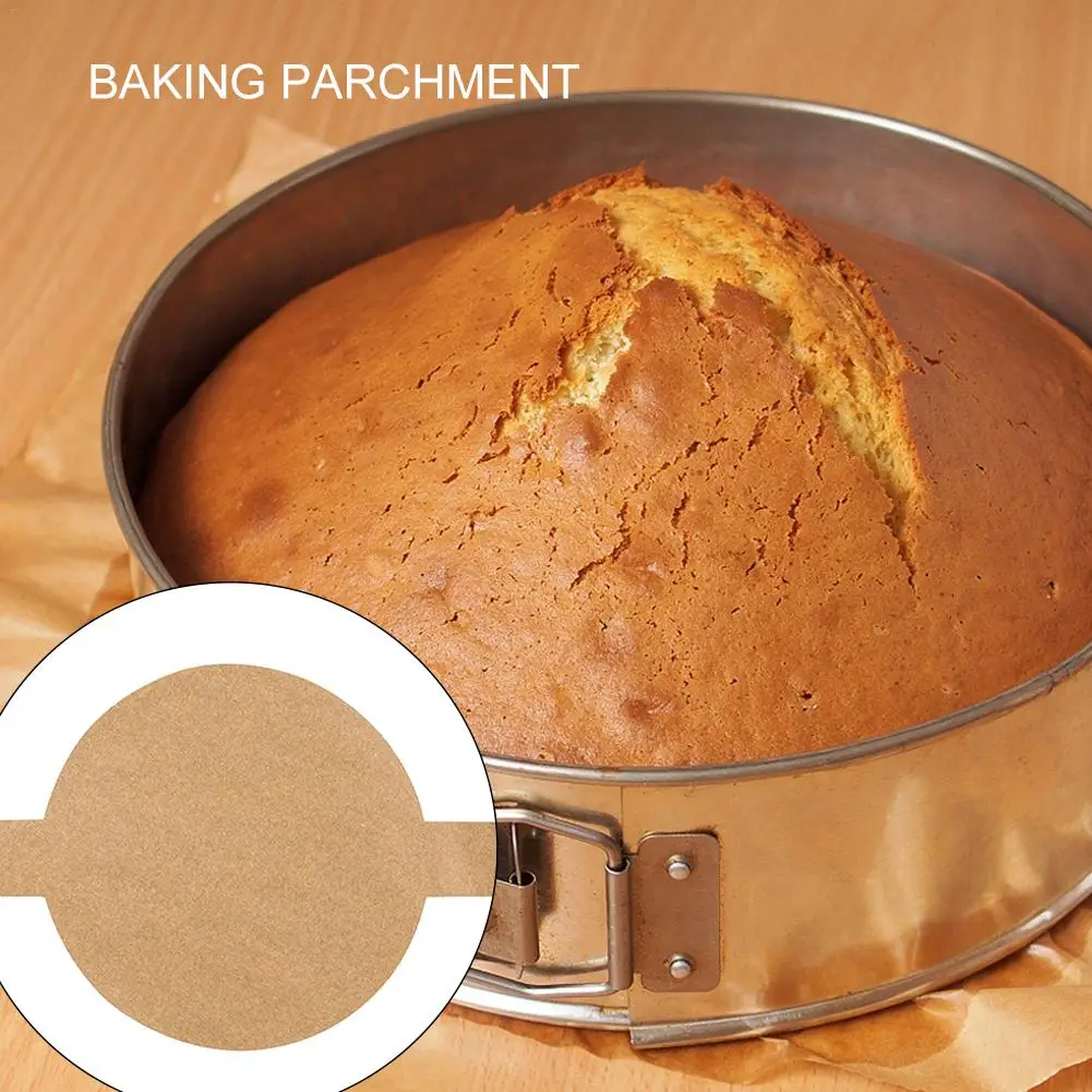 100 листов силиконовая бумага запеченная кожа ягненка выпечки круглый горшок для