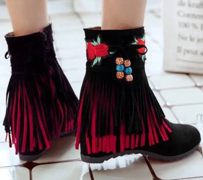 Zapatos Mujer Зимняя обувь Женские туфли-лодочки Женская на танкетке Sapato Feminino Зимние