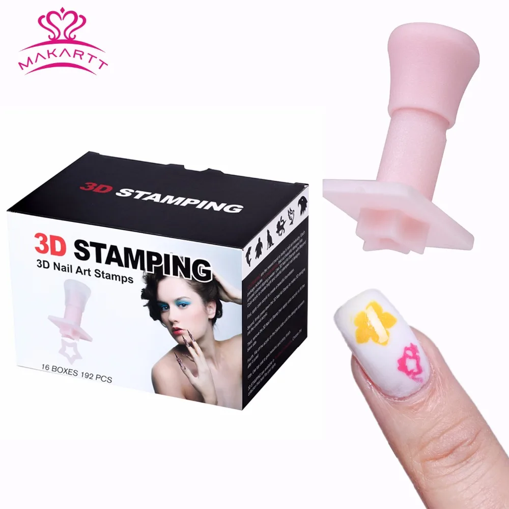 

3D штампы для дизайна ногтей MAKARTT, шаблон для дизайна ногтей, Модный узор, полировка, печать, штамповочные пластины, трафареты для красоты, инс...