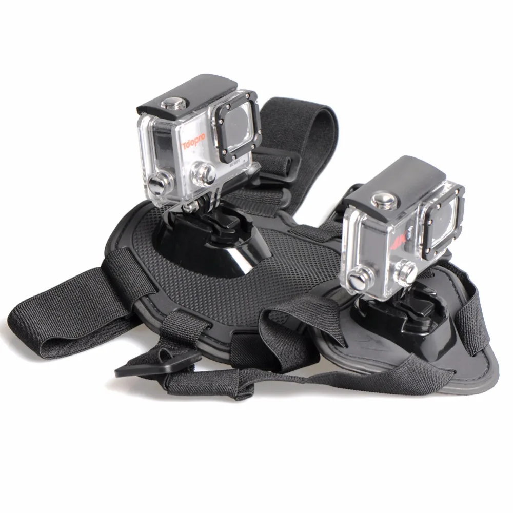 Аксессуары для спортивной камеры Aipal: регулируемый ремень для груди с креплением для собаки для Gopro 5 4 Xiaomi Yi SJCAM.