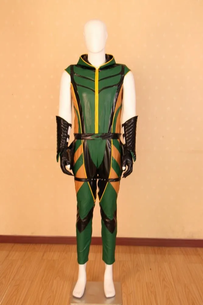 Тайны Смолвиля Зеленая Стрела косплей костюм мужчин и женщин костюмы на Хэллоуин