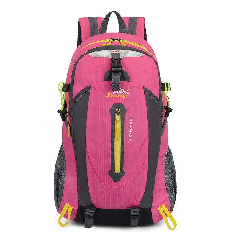 Rose Red 40л, сумки для улицы, спортивный рюкзак, рюкзаки для кемпинга, для женщин и мужчин, нейлон, для походов, кемпинга, альпинизма, сумка, рюкзак для путешествий, XA551YL - Цвет: Rose Red
