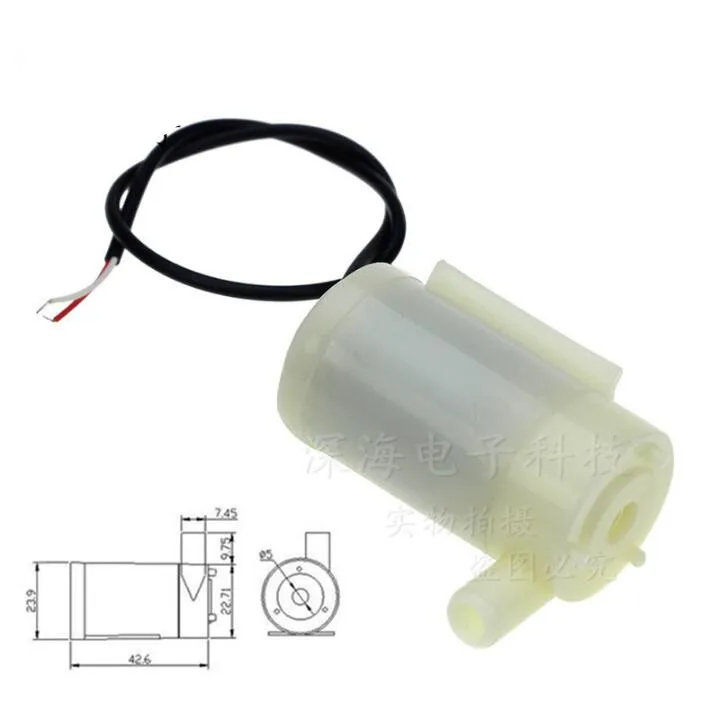 Новый DC 3 ~ 5V микро Ультра маленький размер практичный аквариум водяной насос DIY