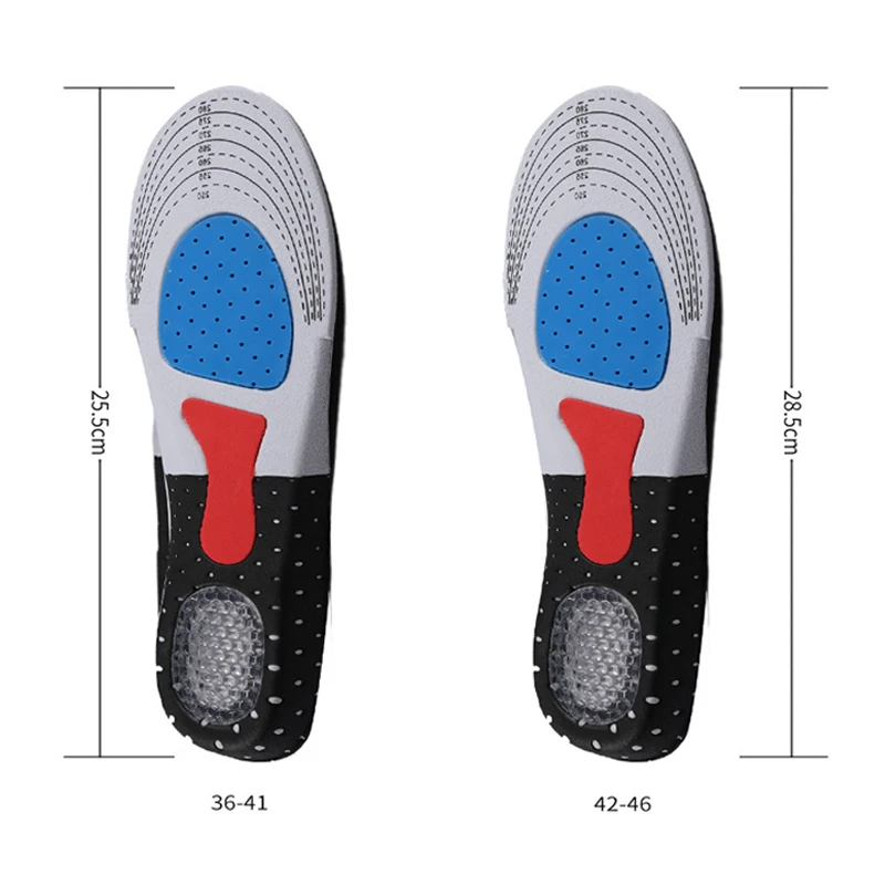 Силиконовый спортивный гель для стельки массажные низких арок ортопедические и