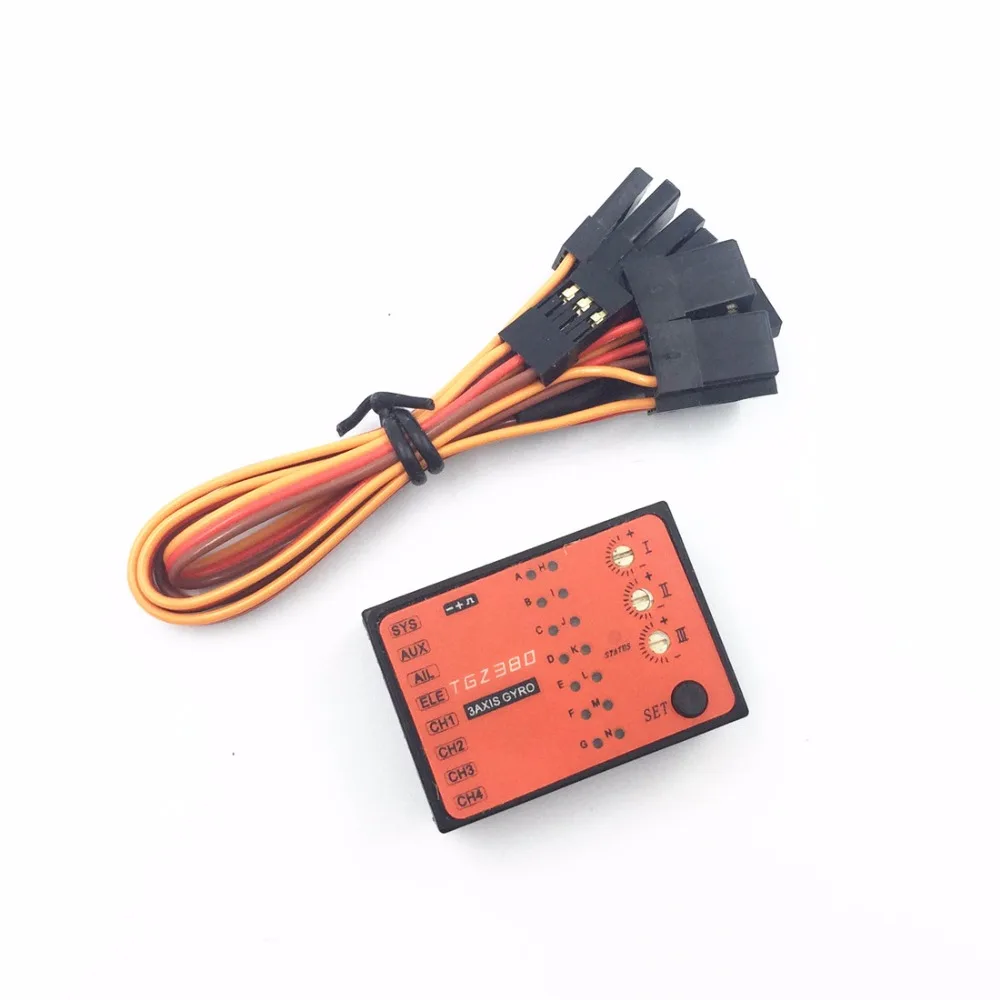 TGZ380 3-осевая Гироскопическая беспилотная система для ALIGN TREX 450 550 600 700 RC вертолет |