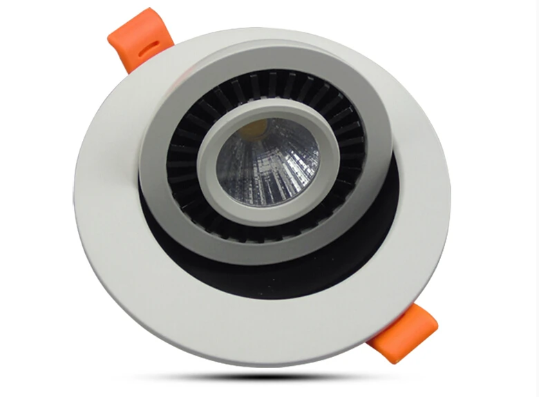 Бесплатная доставка 12 Вт Диммируемый драйвер вращающийся на 360 градусов