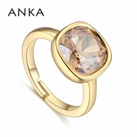 anka high quality geometry crystal ring for women of classic fashion hot style rings for party crystals from austria 123416