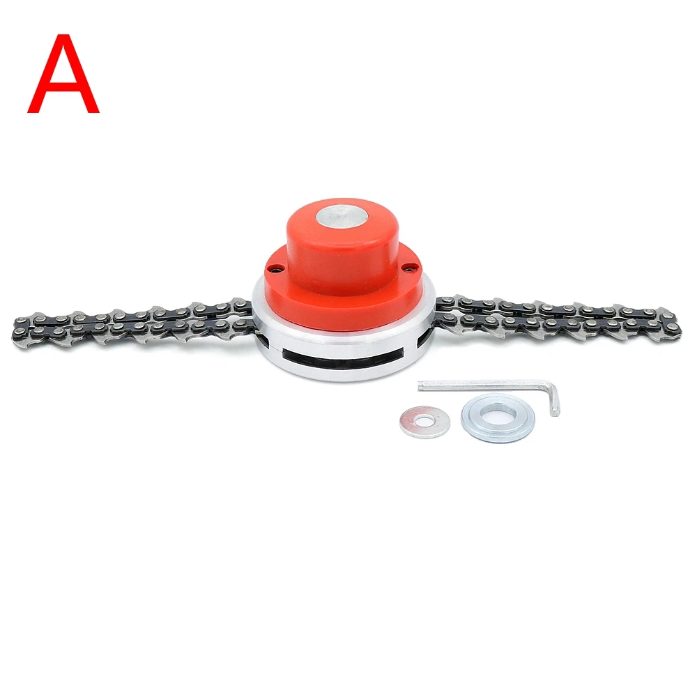 Газонокосилка цепи Головка триммера цепь щеточка для сада травы кусторез