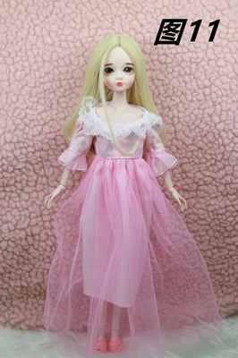 11 Дешевые blyth BJD кукла Косметика diy 29 см высокий подарок кукла с одеждой - Цвет: 11
