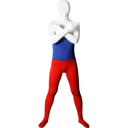 (LP20) Россия костюм из спандекса унисекс зентай с флагом костюмы|zentai lycra suit|zentai