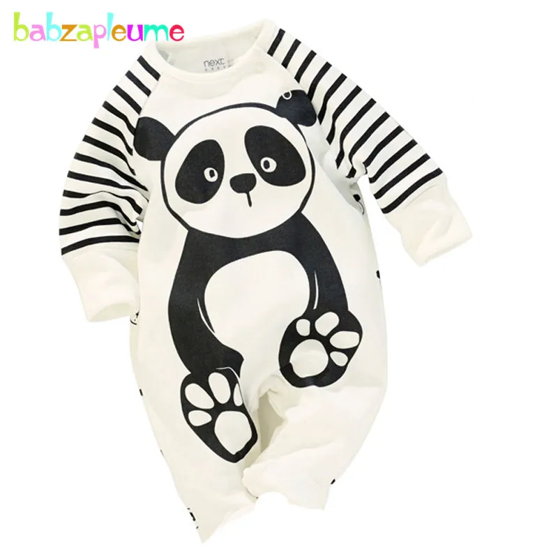 Одежда для младенцев 0 18 месяцев/весна осень комбинезоны мальчиков и девочек