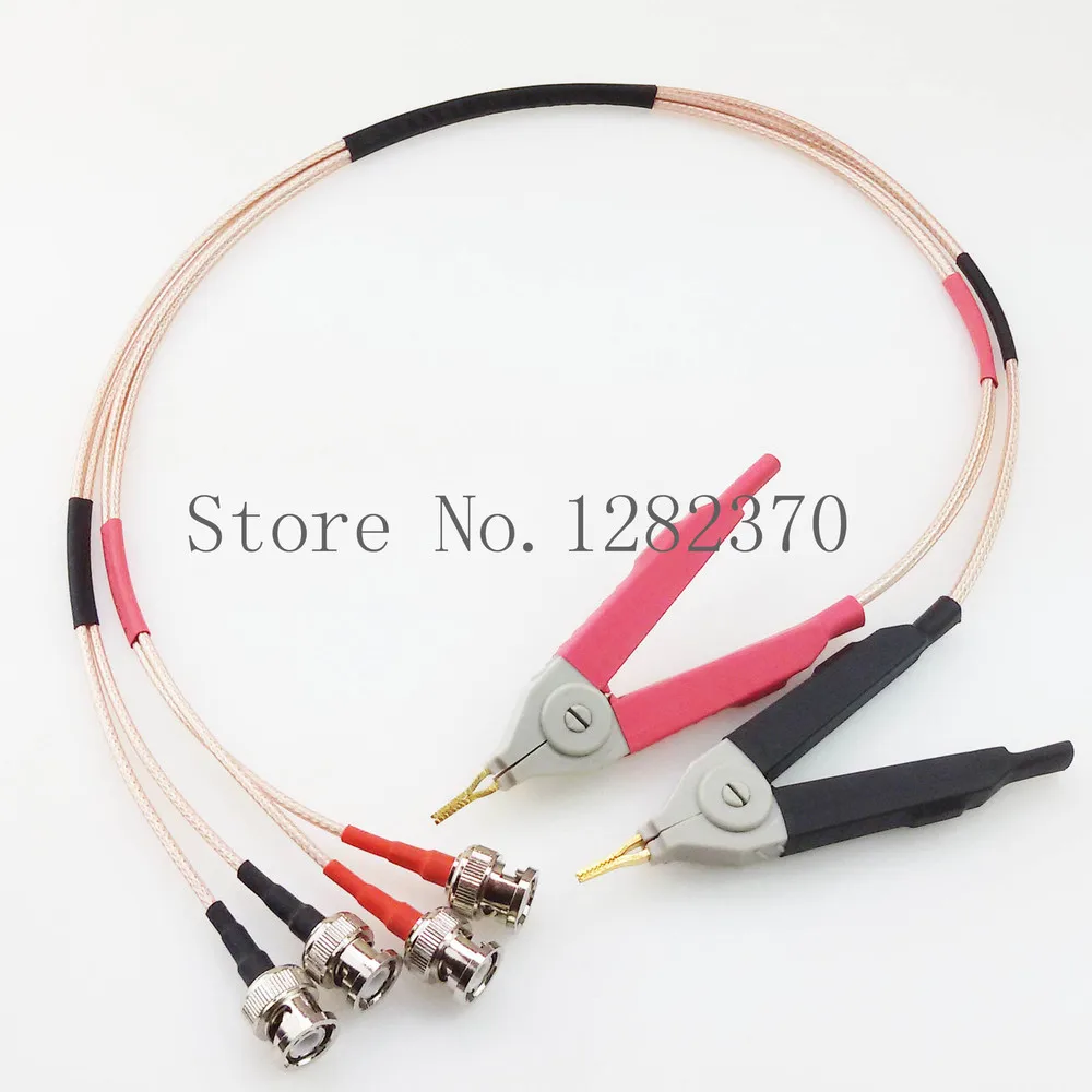 

[SA] BNC Kelvin four-wire test line group Bridge Test clip --5set/lot