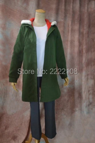 Хит продаж Аниме норагами юкине оливково зеленая куртка с капюшоном Косплэй