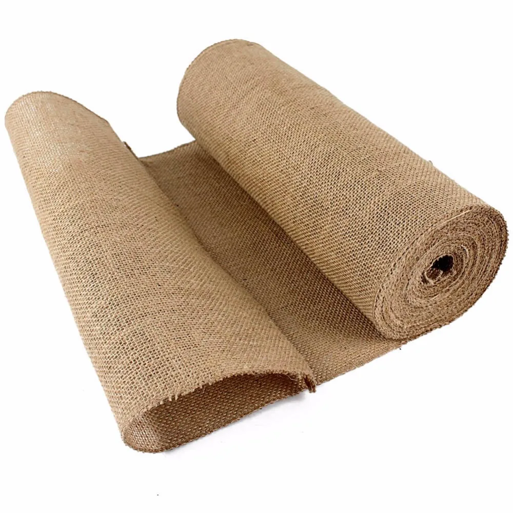 OurWarm 10 м* 33 см джутовые мешковины в рулонах Hessian Burlap настольная дорожка для свадьбы винтажное свадебное украшение стола вечерние принадлежности для мероприятий