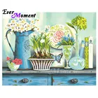 Алмазная живопись с цветком и книжкой-шалотом