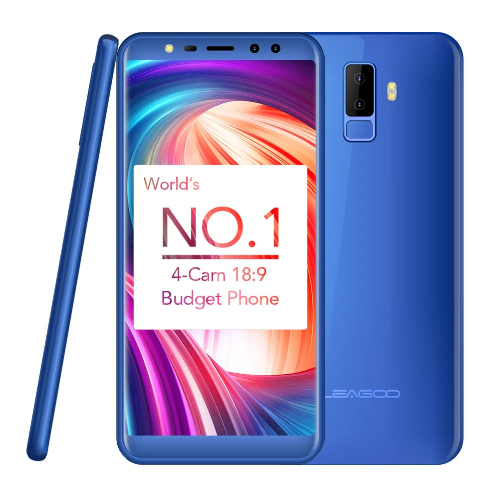 LEAGOO M9 mt6580a четыре ядра сотовый телефон 5 дюймов Android 7 0 18:9 полный Экран смартфон 2 ГБ