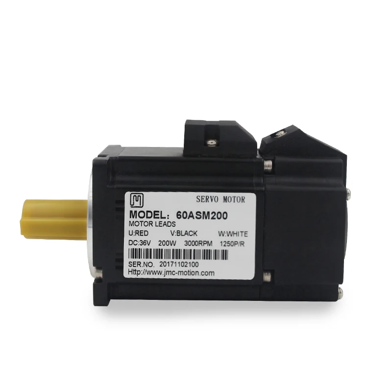 Оригинальный JMC 60ASM200 + MCAC706 200 Вт 36 В постоянного тока 0.64N.m NEMA24 Экономичный комплект