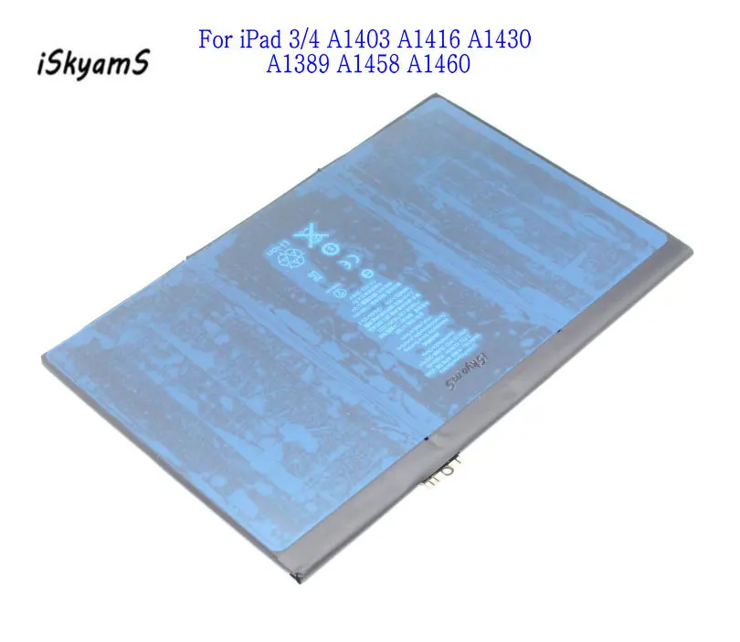 1x3,72 V 11560 мА/ч, A1389 ноутбук Батарея для Apple iPad 3 3RD 4 поколения A1403 A1416 A1430 A1389 A1458 A1460