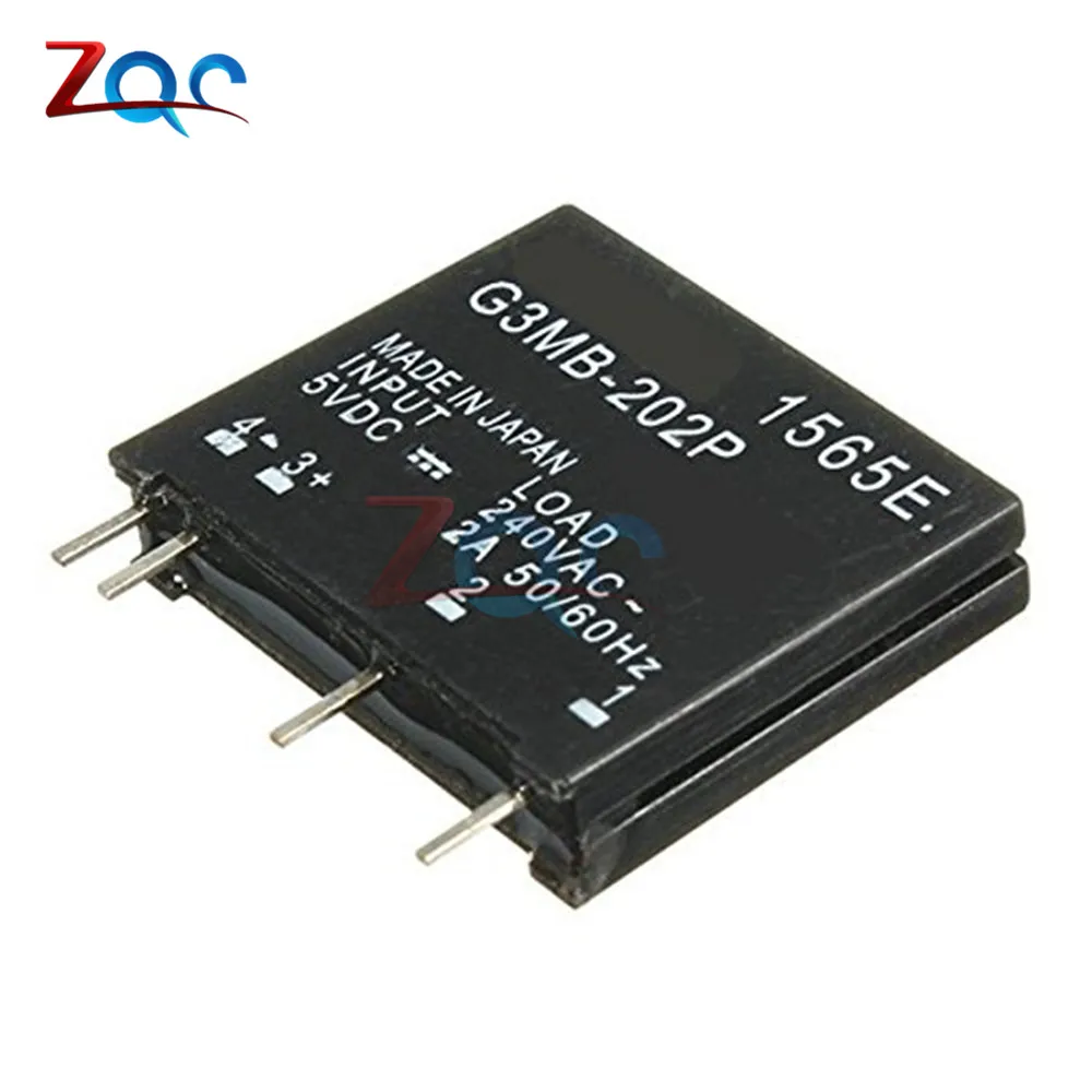 Релейный модуль 5 шт. реле В постоянный ток 240 в переменный 2 А G3MB 202P PCB SSR В|solid state