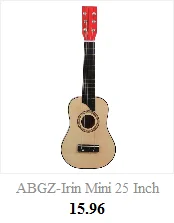 ABGZ-1: 12 кукольный домик Миниатюрный Музыкальный Инструмент Акустическая гитара желтый и коричневый красный