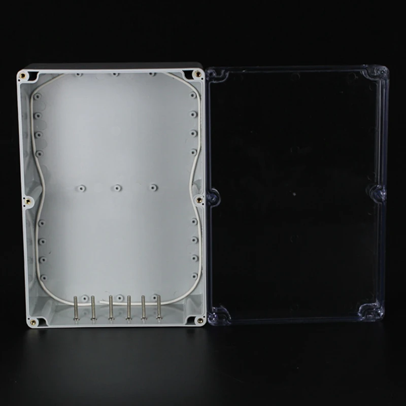 IP65 263x182x95 мм прозрачная крышка ABS прозрачный пластик электронный проект водяная распределительная коробка для проводов герметичный чехол