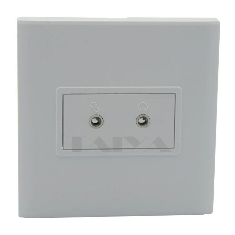

Dual ports 3.5mm stereo audio wall plate