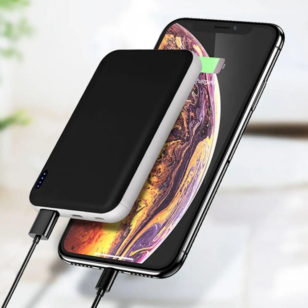 Мобильный телефон мини 5000 мАч Внешний аккумулятор для iPhone X 8 7 6 Xiaomi Samsung S8 S9