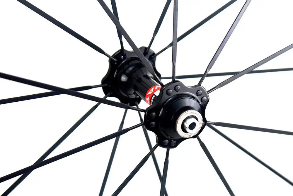 Carbon Road bike wheels depth 60mm 700C clincher chinese fiber bicycle wheelset rim width 25mm Novatec hub | Спорт и развлечения
