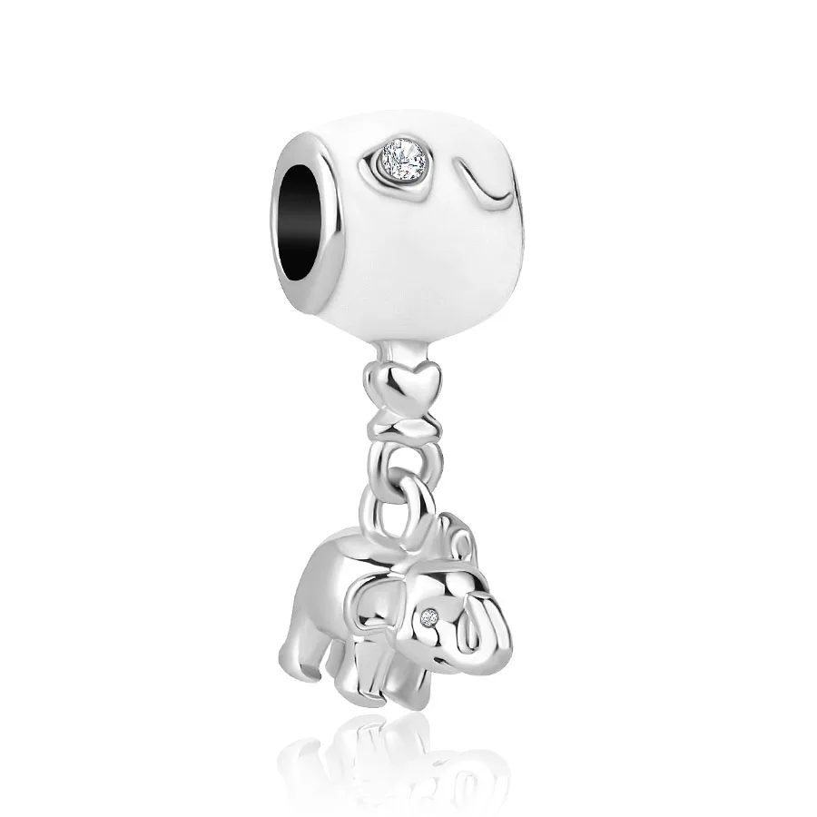 Женский и мужской металлический браслет Pandora F255 1 шт. Европейский белый розовый