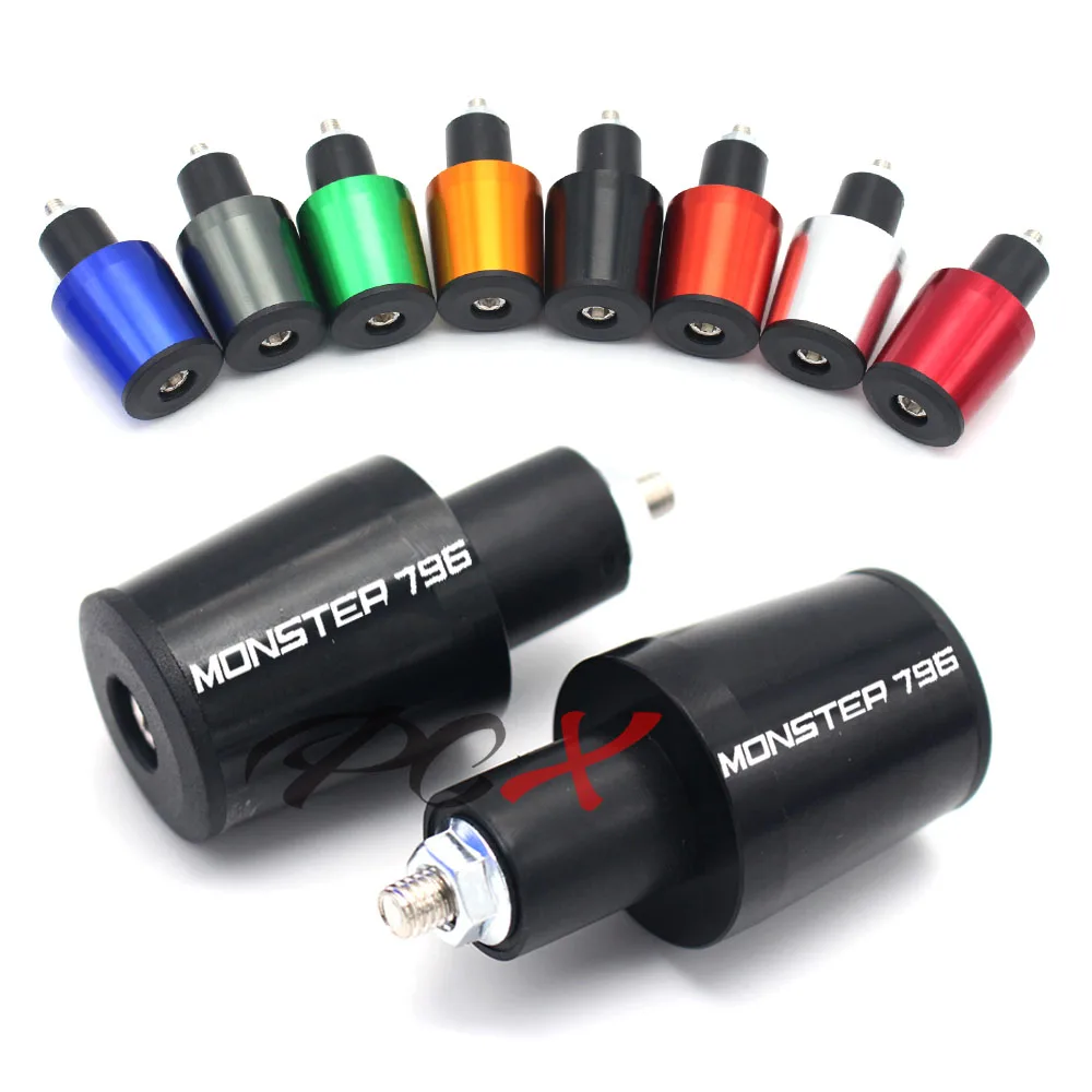 

For DUCATI 796 MONSTER 2011-2014 Motorcycle Accessories 7/8'' 22MM Handlebar Grips Handle Bar Cap End Plugs