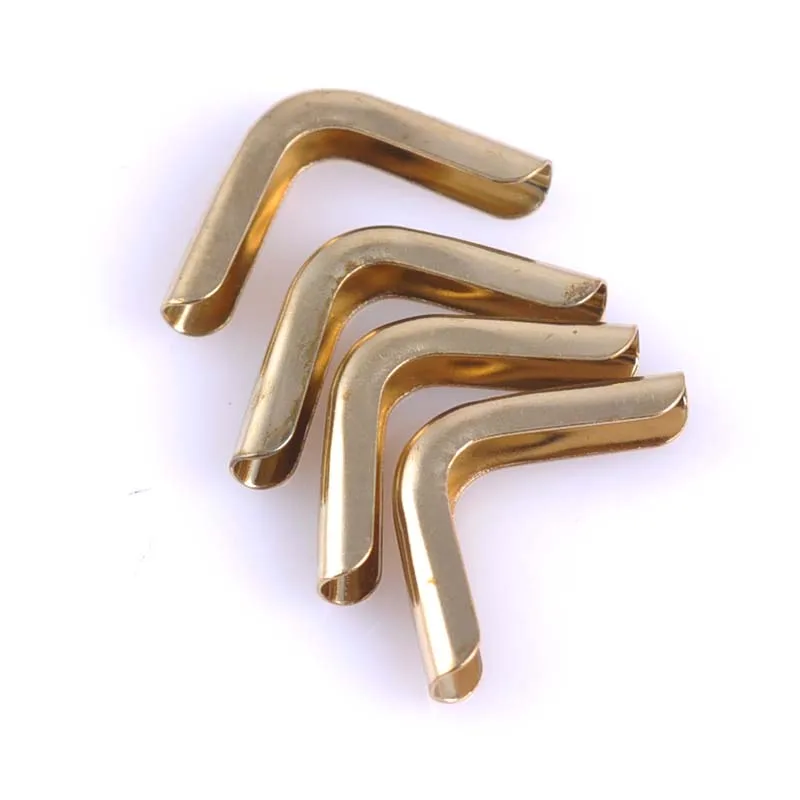 Золотые металлические углы полые книги Скрапбукинг Фотоальбомы меню поделки DIY