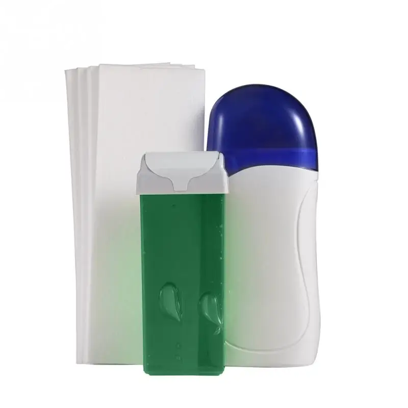 Aloe US Plug 100-240 в нагреватель воска машина для удаления волос с восковым картриджем и эпилятором для депиляции EU/UK/US Plug - Цвет: Aloe US Plug