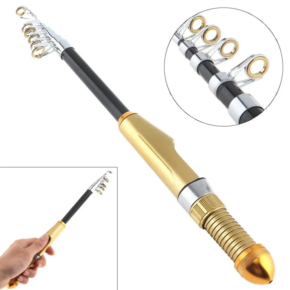 Портативная легкая Ультралегкая телескопическая удочка из углеродного волокна 7