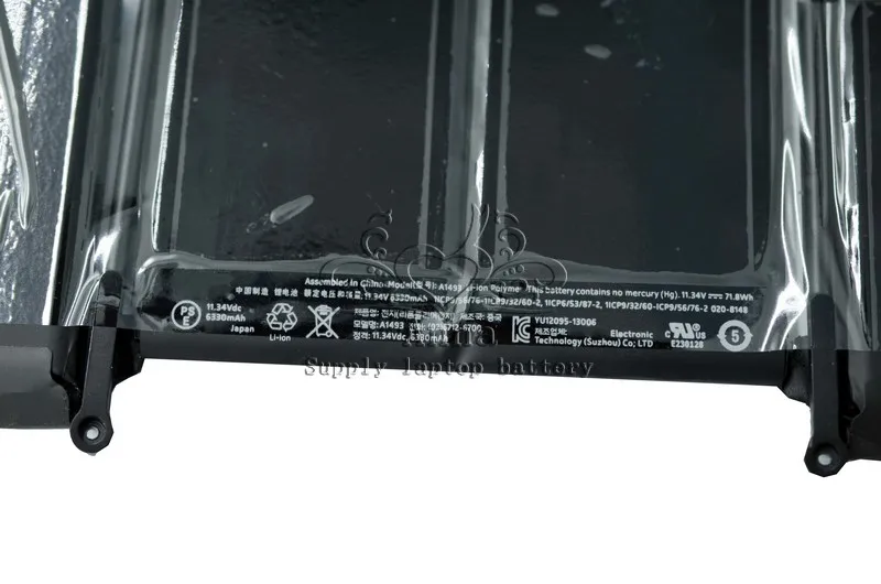 Оригинальный аккумулятор JIGU A1493 для ноутбука APPLE Macbook Pro Retina 13 дюймов A1502 2013 дюйма