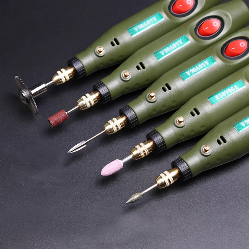 Мини DIY электрический сверлильный станок для отправки 108 Аксессуаров Набор