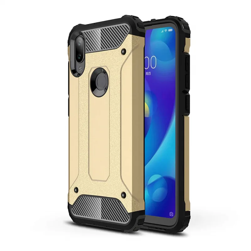 Gold Case 360 градусов Роскошный Броня противоударный чехол для xiaomi mi a2 lite case Xiaomi mi 9t pro чехол полное покрытие чехол сяоми ми 9т про ми а2 лайт чехол прочный чехол Xiaomi mi 9t pro case - Цвет: Gold Case
