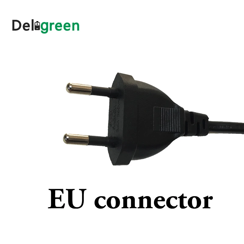 EU plug Deligreen 29,4 в 2 а батарея Ховерборд зарядное устройство литий-ионный LiNCM зарядное устройство для 7 серии Электрический зарядное устройство для самобалансирующегося скутера - Цвет: EU plug