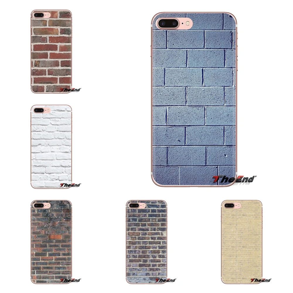 Кирпичные обои мягкие прозрачные чехлы Чехлы для iPod Touch Apple iPhone 4 4S 5 5S SE 5C 6 6S 7 8 X XR XS