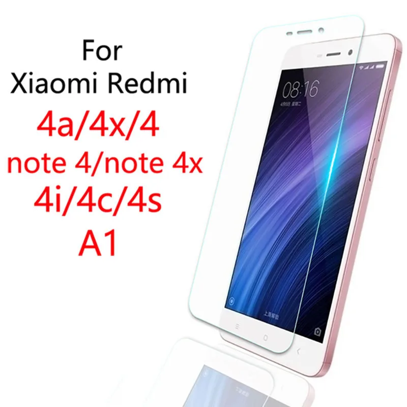 Защитное стекло для xiaomi redmi 4x 4a note 4 note4x a1 закаленное A4 X4 на Remi A X Xiomi Xaomi Xiami Ksiomi