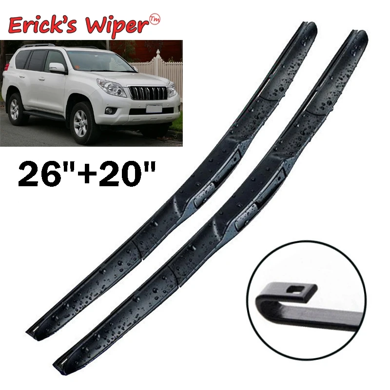 

Щетки стеклоочистителя Erick's LHD гибридные передние для Toyota Prado J 150 J150 2009 - 2023 щетки для ветрового стекла для окон 26 + 20 дюймов