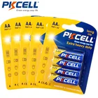 Аккумулятор PKCELL R6P 1,5 в AA UM3, 20 шт.5 карт, сухая батарея, сверхмощные батареи