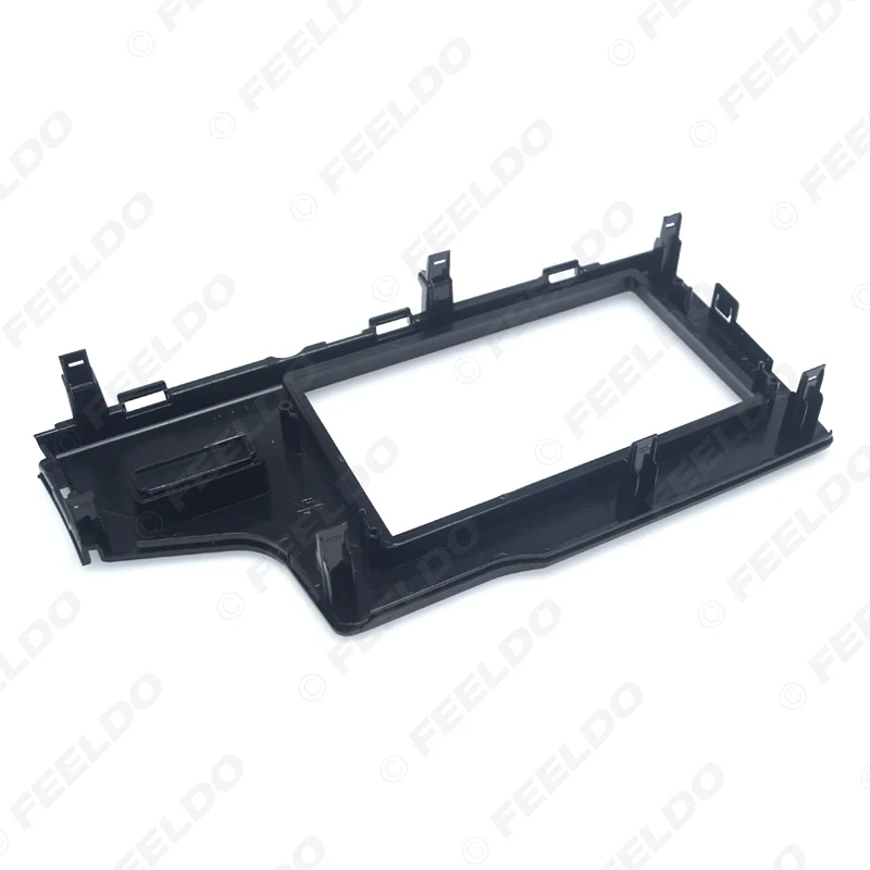 FEELDO Car 2Din стерео радио приборная панель фасции рамка для HONDA Fit Jazz (RHD) 2013 + DVD/CD