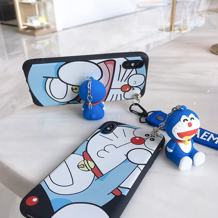 Чехол для samsung galaxy s9 s8 plus Doraemon мягкий чехол телефона с милым рисунком sam s7 s7edge s9plus 3D