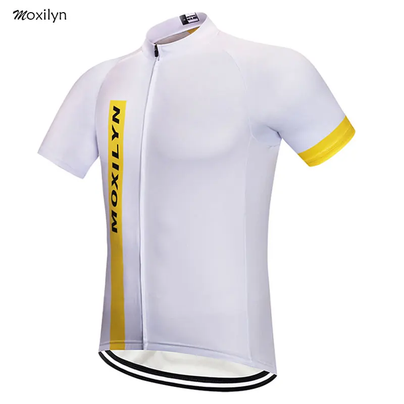 

Moxilyn Cycling Jersey Top Short Sleeve Racing Cycling Clothing Summer Quicky Dry Breathble Ropa Ciclismo MTB Bike Clothing man