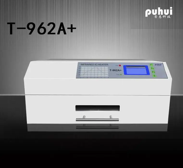 PUHUI T 962A + духовка для заправки волн инфракрасный IC НАГРЕВАТЕЛЬ T962A BGA SMD SMT