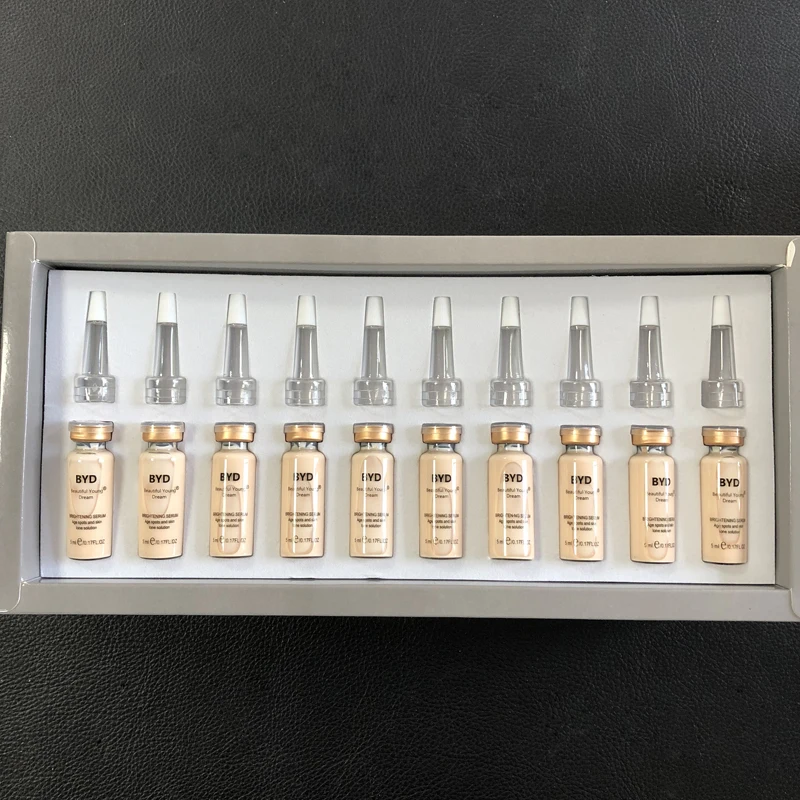 10 bottles 5ml BB Glow Cream Meso White Brightening Serum Natural Nude Make Up Foundation Microneedle treatment system Facial be | Красота и