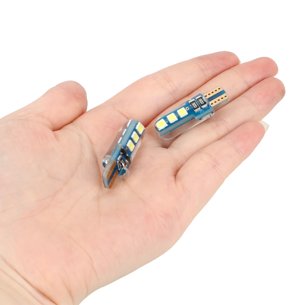 FORAUTO 2 шт./компл. силиконовые автомобильные светодиодный светильник