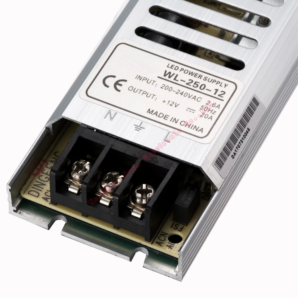 250W DC 12V 20A Universal Switching Power Supply 24v 10A for CCTV Radio Computer project LED Strip lights | Обустройство дома