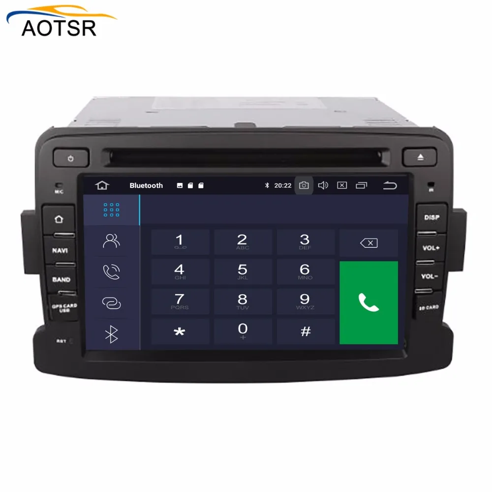 Автомобильный мультимедийный dvd плеер IPS Android 9 0 головное устройство для Renault Duster
