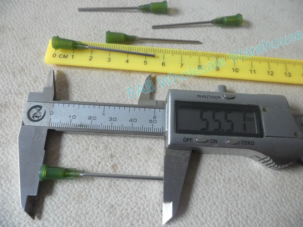 

100 шт., дозирующие наконечники для клея, 14 калибр, 11/2 дюйма